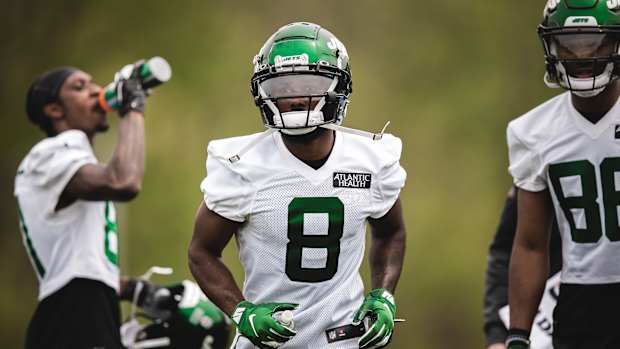 Jets WR Elijah Moore rookie mini camp